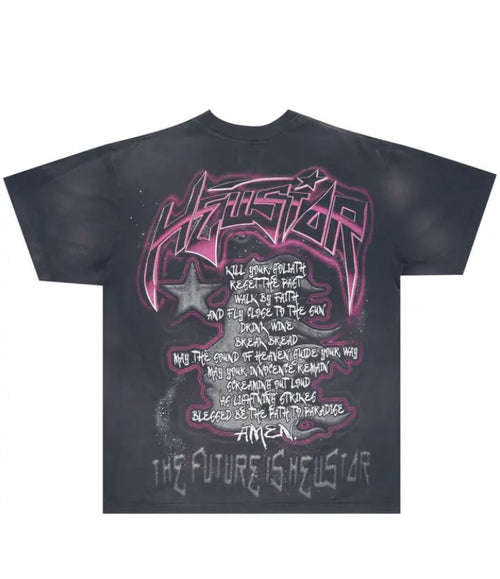 Hellstar The Future T-Shirt 'Black/Pink'